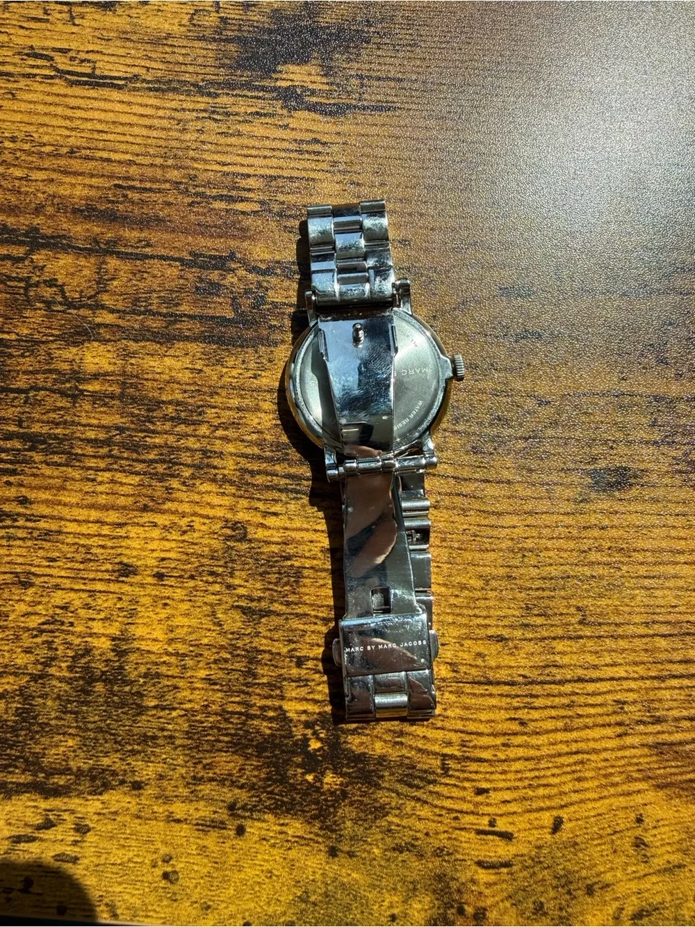 Marc Jacobs polished silver